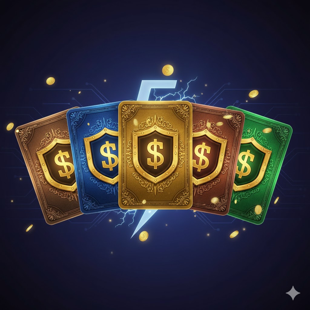5 Pilihan Situs Slot Terbaik di Negara Asia dengan visualisasi kasino mewah dan koin emas.